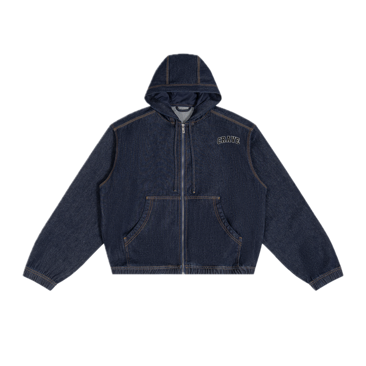 PV Denim Zip-Up